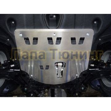 Защита картера и КПП (алюминий) 4мм ТСС для Hyundai Tucson 2015-2018/Hyundai Tucson 2018-2021/Kia Sportage 2WD/4WD (QL) 2016-2021