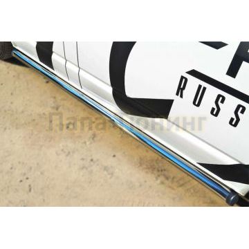 Пороги труба d57 вариант 2 левый РусСталь для Volkswagen Transporter 2009-2015