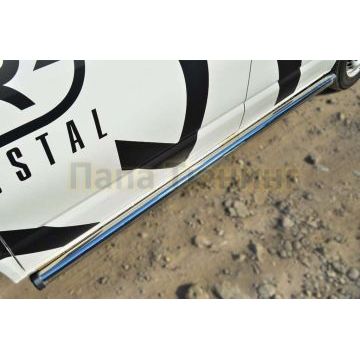 Пороги труба d57 вариант 2 правый РусСталь для Volkswagen Transporter 2009-2015