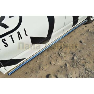 Пороги труба d57 вариант 3 правый РусСталь для Volkswagen Transporter 2009-2015