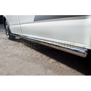 Пороги труба d57 вариант 3 левый РусСталь для Volkswagen Transporter 2003-2009