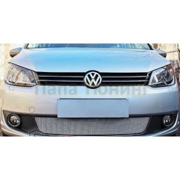 Защита радиатора хром РусСталь для Volkswagen Touran 2011-2015