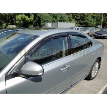 Дефлекторы боковых окон SIM 4 штуки для Volvo S80 2006-