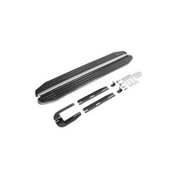 Пороги алюминиевые Rival Premium для Volvo XC90 2006-2014