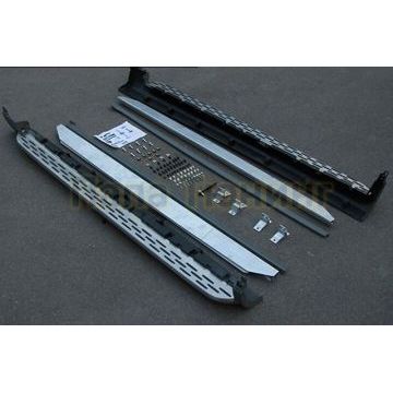 Пороги алюминиевые чёрные OEM Tuning для Volvo XC90 2015-