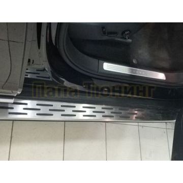 Пороги алюминиевые OEM Tuning для Volvo XC90 2015-