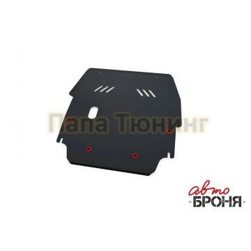 Защита картера + КПП сталь 2 мм АвтоБРОНЯ для Chrysler Sebring, V - 2.0; 2.4 2001-2006 /GAZ Volga Siber, V - 2.4 2008-2010