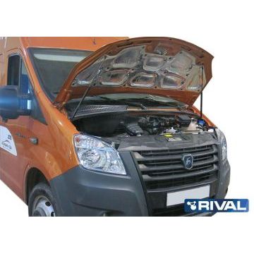 Упоры капота Rival 2 штуки для ГАЗ Next 2013-