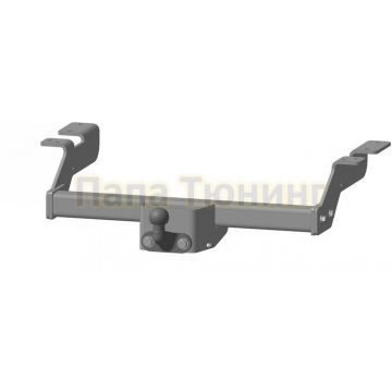 Фаркоп Bozal тип шара F 1400/75 для GAZ Баргузин 2217, глушитель в бок Van (bus) 1999-/GAZ Соболь 2310, глушитель в бок Van (bus) 2007-/GAZ Соболь 2752, глушитель в бок Van (bus) 1999-