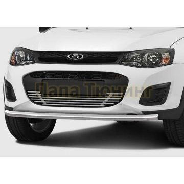 Накладка решетки радиатора 10 мм Rival для Lada Kalina Cross 2013-2018