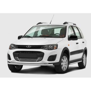 Защита переднего бампера 42 мм Rival для Lada Kalina Cross 2013-2018