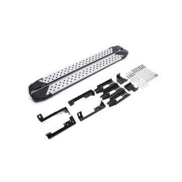 Пороги алюминиевые Rival BMW-Style для Lada Largus/Largus Cross 2012-