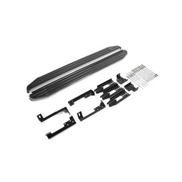 Пороги алюминиевые Rival Premium для Lada Largus/Largus Cross 2012-