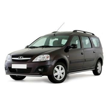 Защита переднего бампера 42 мм Rival для Lada Largus 2012-