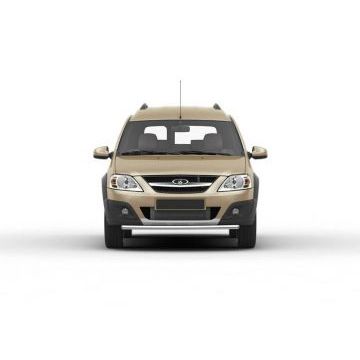 Защита переднего бампера 42 мм Rival для Lada Largus Cross 2014-