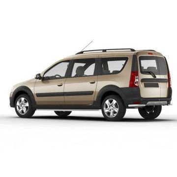 Защита штатных порогов 42 мм Rival для Lada Largus Cross 2014-