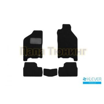Коврики в салон Klever Premium 5 штук для ВАЗ 2115 1997-2012 Коврики в салон Klever Premium 5 штук для ВАЗ 2115 1997-2012