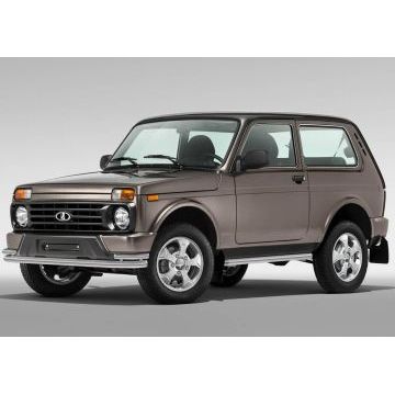 Защита передняя двойная 57-42 мм Rival для ВАЗ 4x4 Urban 2015-