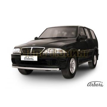 Защита переднего бампера 57 мм Slitkoff для Тагаз Road Partner 2008-2011 Защита переднего бампера 57 мм Slitkoff для Тагаз Road Partner 2008-2011