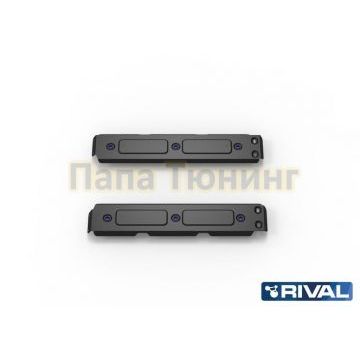 Защита топливного бака Rival для 2,7 сталь 3 мм для УАЗ Hunter 2003- Защита топливного бака Rival для 2,7 сталь 3 мм для УАЗ Hunter 2003-