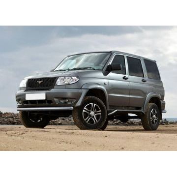 Защита переднего бампера 76 мм Rival для УАЗ 3163 Патриот 2005-2014