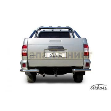 Защита задняя уголки 57 мм Slitkoff для УАЗ Патриот Пикап 2008-2014 Защита задняя уголки 57 мм Slitkoff для УАЗ Патриот Пикап 2008-2014