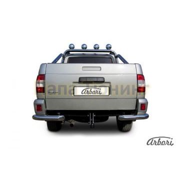 Защита задняя уголки 76 мм Slitkoff для УАЗ Патриот Пикап 2008-2014 Защита задняя уголки 76 мм Slitkoff для УАЗ Патриот Пикап 2008-2014