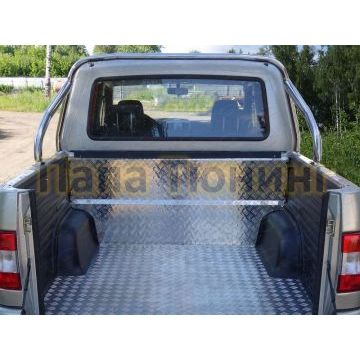 Защита кузова пикапа 75х42 мм ТСС для УАЗ Патриот Пикап 2015-