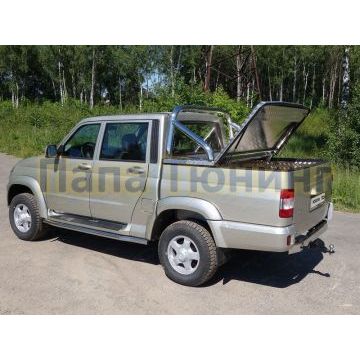 Защита кузова пикапа 76 мм ТСС для УАЗ Патриот Пикап 2015-