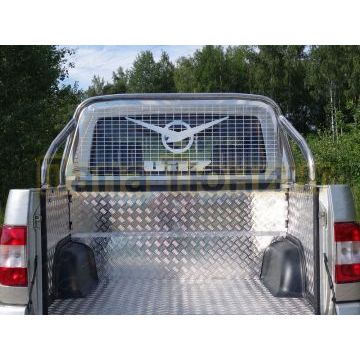 Защитный вкладыш для дна и борта на пластик из алюминия ТСС для УАЗ Патриот Пикап 2015-