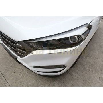 Декоративные накладки под фары OEM Tuning для Hyundai Tucson 2015-2018