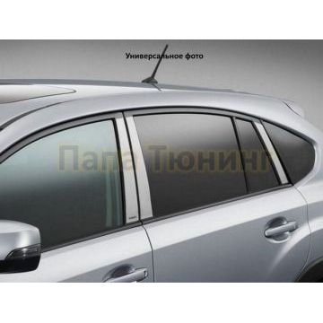 Молдинги дверных стоек 8 частей Omsa_Line для Hyundai Tucson 2015-2018