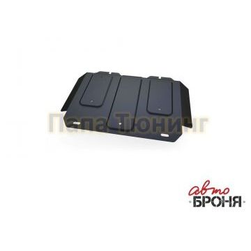 Защита картера сталь 2 мм АвтоБРОНЯ для DW Hower H3, V - 2.0 2017-/Great Wall Hover H3, V - 2.0T 2014-2015