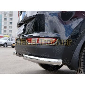 Защита задняя уголки d57 РусСталь для Kia Sportage 2016-2021