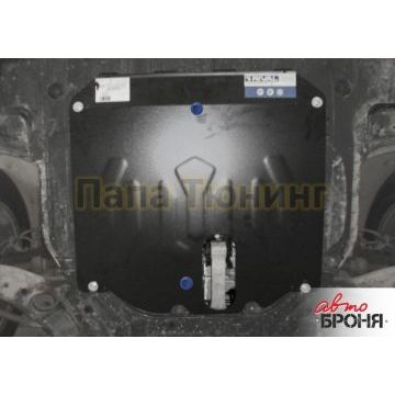 Защита картера + КПП сталь 2 мм АвтоБРОНЯ для Hyundai Grand Santa Fe, V - 2.2d; 3.3 2014-2016/Hyundai Grand Santa Fe, V - 2.2d; кузов DM 2016-2018/Hyundai Santa Fe Premium, V - 2.2d; 2.4 2015-2016/Hyundai Santa Fe, V - 2.2d; 2.4 2012-2016/Hyundai Santa Fe, V - 2.2d; 2.4 2016-2018