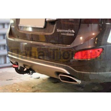 Фаркоп Bozal 2000/100 для Hyundai Santa Fe (DM) SUV 2012-2018/Hyundai Grand Santa Fe (DM) SUV 2013-2018/Kia Sorento II (XM) restyle, кроме Primе SUV 2012-2020