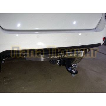 Фаркоп ТСС оцинкованный, крюк Е нержавеющий, надпись Fortuner для Toyota Fortuner 2017- Фаркоп ТСС оцинкованный, крюк Е нержавеющий, надпись Fortuner для Toyota Fortuner 2017-