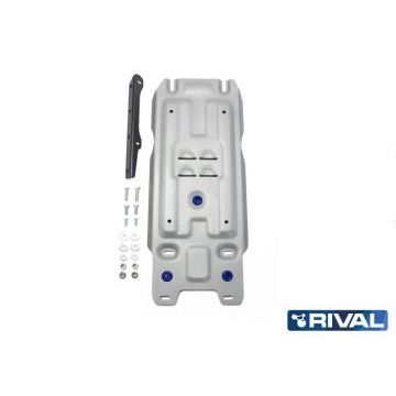 Защита КПП алюминий 4 мм RIVAL для Lexus LX, V - 4,5d; 5.7 2015-/ Lexus LX, V - 5.7 2008-2015/Toyota Land Cruiser 200, V - 4.5d; 4.6 2015-2021/Toyota Land Cruiser 200, V - 4.5d; 4.7 2007-2015