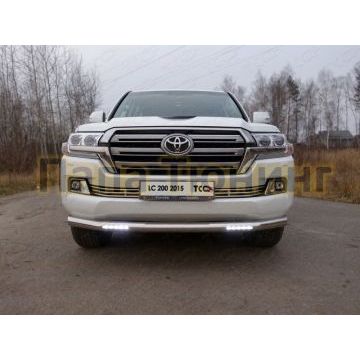 Накладка решётки радиатора 12 мм ТСС для Toyota Land Cruiser 200 2015- Накладка решётки радиатора 12 мм ТСС для Toyota Land Cruiser 200 2015-