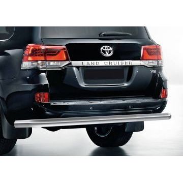 Защита заднего бампера 76 мм Rival для Toyota Land Cruiser 200 2015-