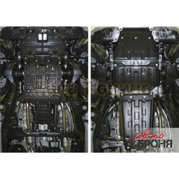 Защита картера сталь 2 мм АвтоБРОНЯ для Lexus LX, V - 4.5d; 5.7; Часть 1 2015-/Lexus LX, V - 5.7; Часть 1 2008-2015/Toyota Land Cruiser 200, V - 4.5d; 4.6; Часть 1 2015-2021/Toyota Land Cruiser 200, V - 4.5d; 4.7; Часть 1 2007-2015