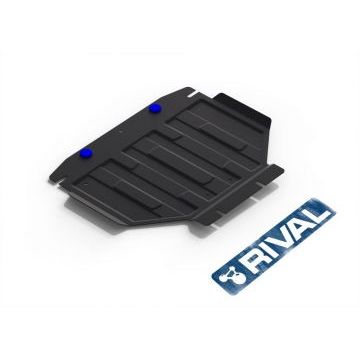 Защита картера Rival сталь 2 мм для Toyota Land Cruiser 200, V - 4.5d; 4.6; 4.7; Часть 2 2007-