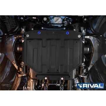 Защита картера Rival сталь 2 мм для Toyota Land Cruiser 200, V - 4.5d; 4.6; 4.7; Часть 2 2007-
