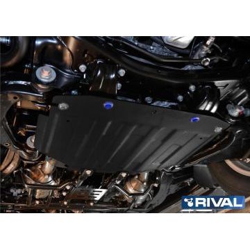 Защита картера Rival сталь 2 мм для Toyota Land Cruiser 200, V - 4.5d; 4.6; 4.7; Часть 2 2007-
