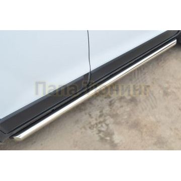 Пороги труба d57 вариант 1 РусСталь для Chevrolet Captiva 2013-2016 Пороги труба d57 вариант 1 РусСталь для Chevrolet Captiva 2013-2016