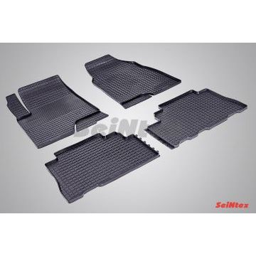 Коврики резиновые Seintex с рисунком Сетка для Chevrolet Captiva/Opel Antara 2013-2016