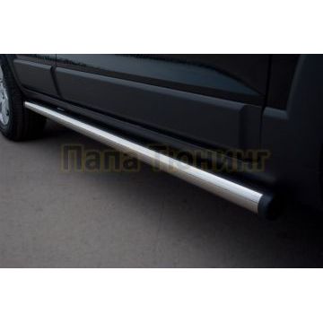 Пороги труба d57 вариант 2 РусСталь для Chevrolet Captiva 2011-2013