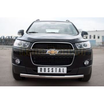 Защита переднего бампера d57 РусСталь для Chevrolet Captiva 2011-2013 Защита переднего бампера d57 РусСталь для Chevrolet Captiva 2011-2013