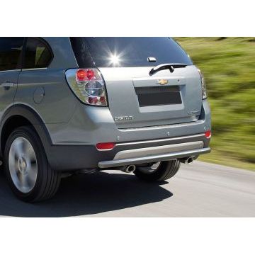 Защита заднего бампера 57 мм Rival для Chevrolet Captiva 2011-2013