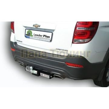 Фаркоп с нержавеющей пластиной Лидер-Плюс для Chevrolet Captiva 2006-2013